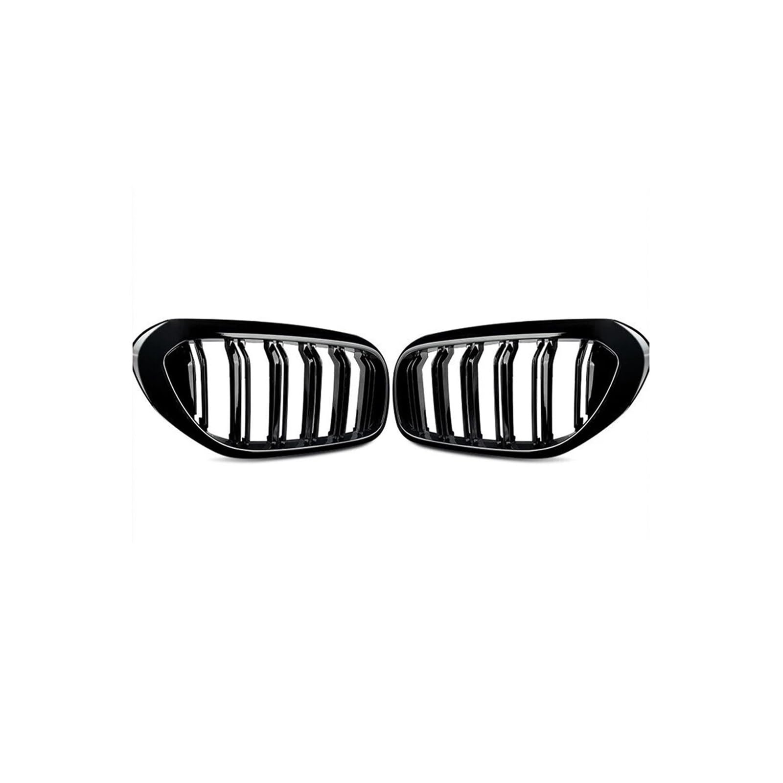 Haubengrill Für M5 G30 G31 520i 530i 540i 2017-2020 Auto Vorderen Stoßfänger Doppel Lamellen Niere Grill Glänzend Schwarz Grille Vorne Haube Kühlergrill(Glossy Black) von PRFGSGVBV