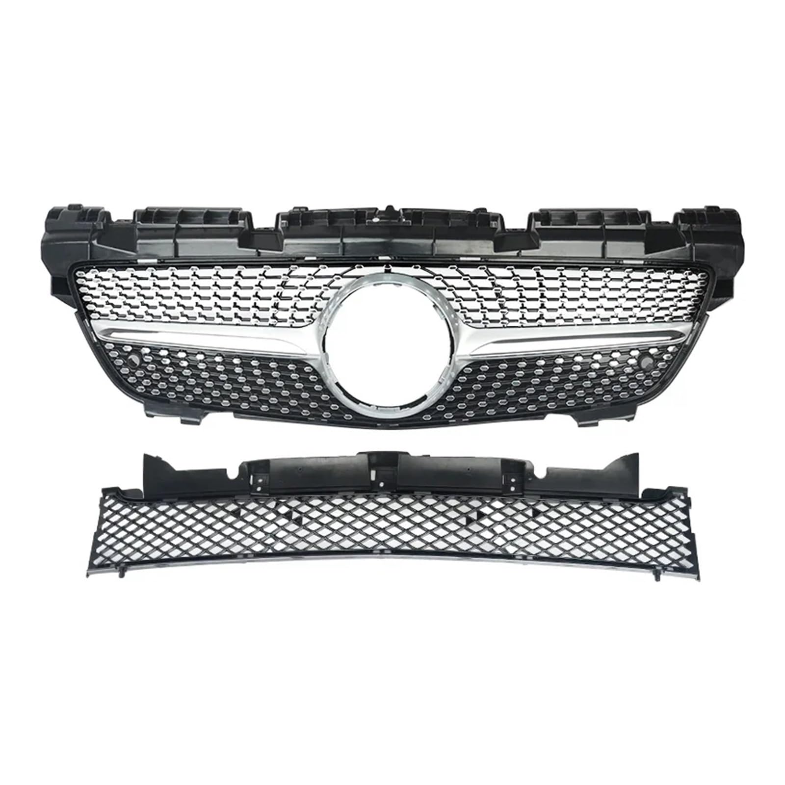 Haubengrill Für SLK Für Klasse R172 2011-2015 Auto Front Upper Lower Grille Stoßstange Grills Diamant Vorne Haube Kühlergrill Haubengrill Für SLK Für Klasse R172 2011-2015 Auto Front Upper Lower Grille Stoßstange Grills Diamant Vorne Haube Kühlergrill von PRFGSGVBV