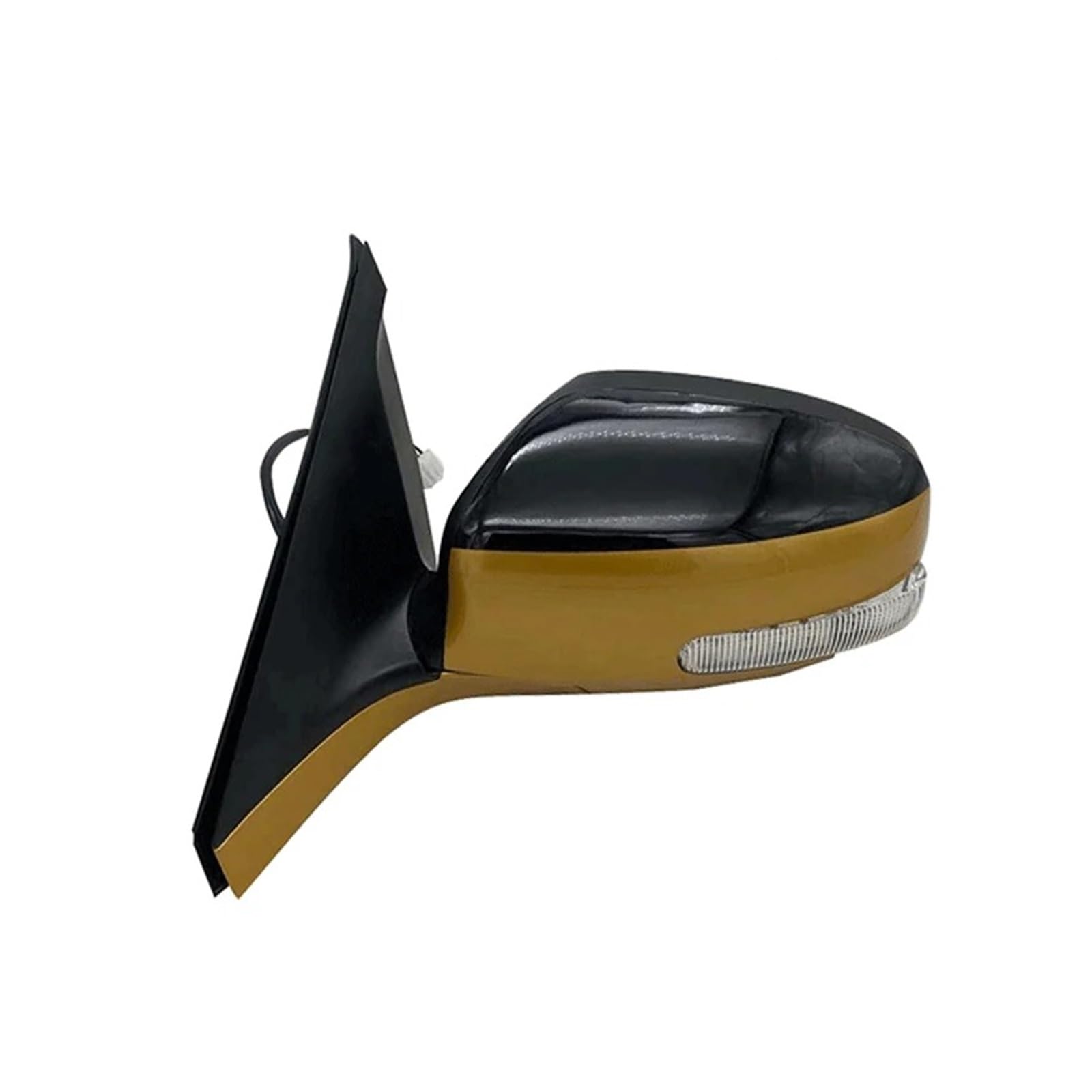 Komplett-Außenspiegel 1Pcs Für Swift 2005-2016 Auto Außerhalb Seite Rückspiegel Assy Manuelle Klapp Einstellung Außenspiegel Spiegel(Black Yellow Left) von PRFGSGVBV