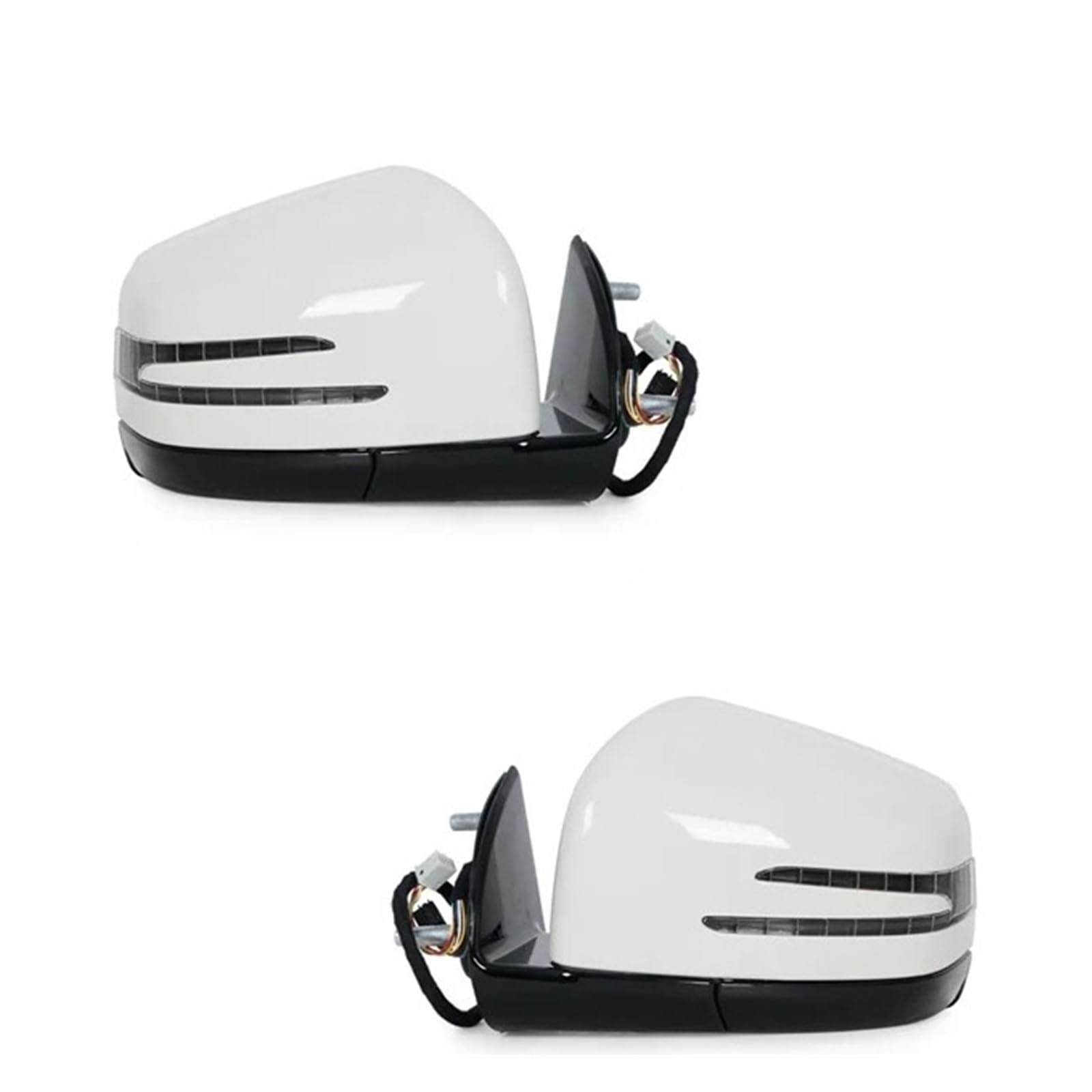 Komplett-Außenspiegel Für ML Für GL Für Cl W164 X164 2005-2019 Auto Power Rückspiegel Seite Tür Spiegel Montage 1668100164 1668100264 Außenspiegel Spiegel(1Pair White1) von PRFGSGVBV