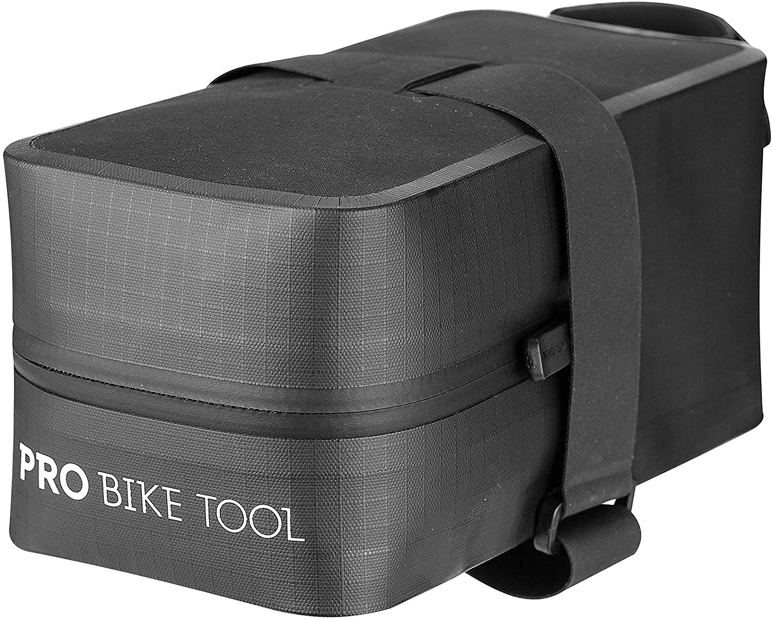 PRO BIKE TOOL Fahrrad Satteltasche - Gurt unter dem Sitz Satteltaschen für Fahrrad - Rennrad oder Mountainbike - Große Größe - Fahrrad Zubehör - Fahrrad Tasche (Größe Groß) von PRO BIKE TOOL