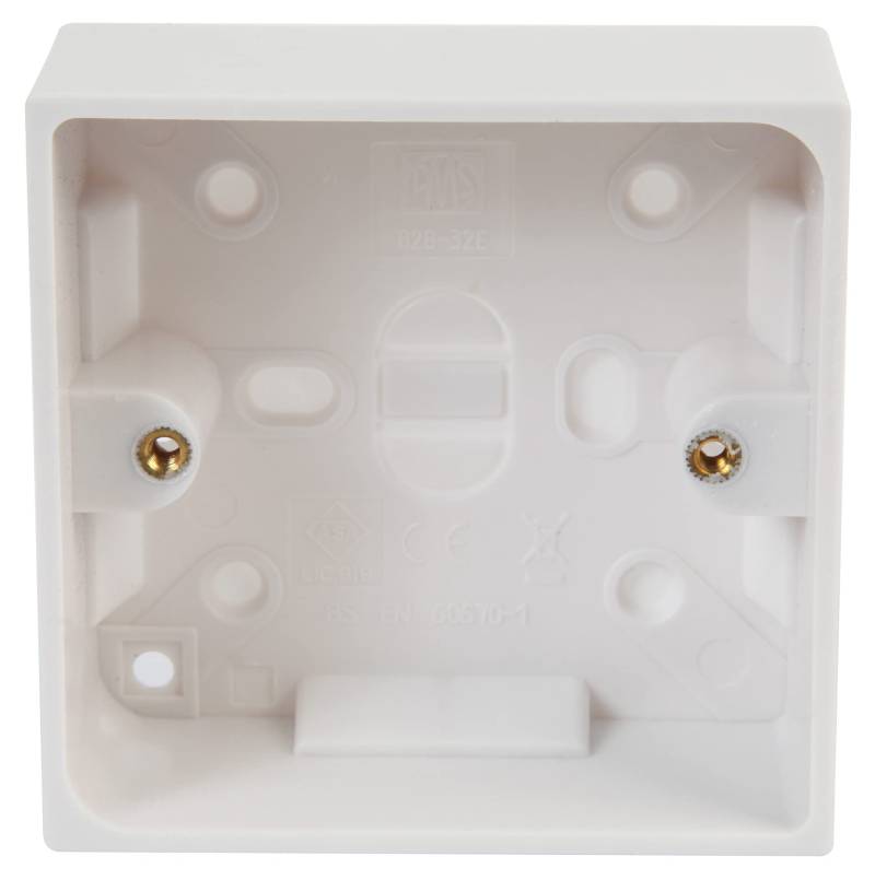 PRO ELEC PELB1495 Unterputzdose, 1-fach, 32 mm, Weiß von PRO-ELEC