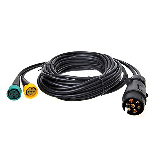 ProPlus Kabelsatz 5M mit 7-polig Stecker und 2x 5-polig Steckverbindern für Pkw, Lkw, Wohnmobile und Anhänger ProPlus Kabelsatz 5M mit 7-polig Stecker und 2x 5-polig Steckverbindern für Pkw, Lkw, Wohnmobile und Anhänger von ProPlus