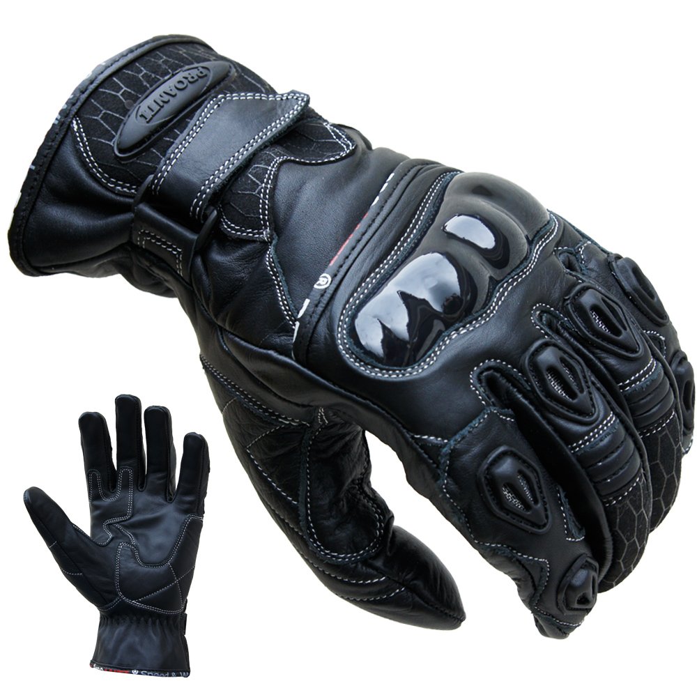 PROANTI Motorradhandschuhe Leder kurz Motorrad Handschuhe - Größe XXL PROANTI Motorradhandschuhe Leder kurz Motorrad Handschuhe - Größe XXL von PROANTI