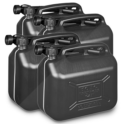 Proplus 4x Benzinkanister 10L Kunststoff UN-geprüft Proplus 4x Benzinkanister 10L Kunststoff UN-geprüft von PROPLUS