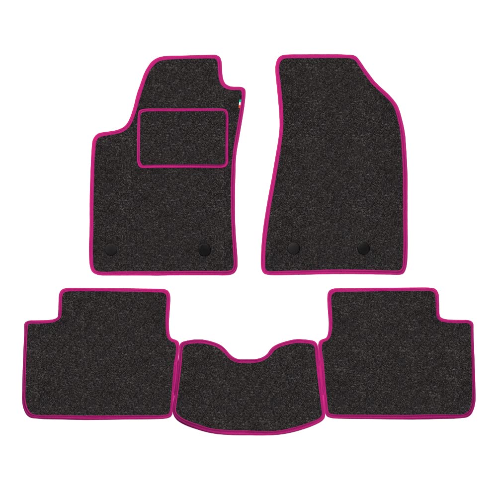 Fußmatten Set für Toyota HY-LUX Doppelkabine Baujahr 1996 bis 2006 in Teppichboden Made in Italy Grau Fuchsia Fußmatten Set für Toyota HY-LUX Doppelkabine Baujahr 1996 bis 2006 in Teppichboden Made in Italy Grau Fuchsia von PROPOSTEONLINE