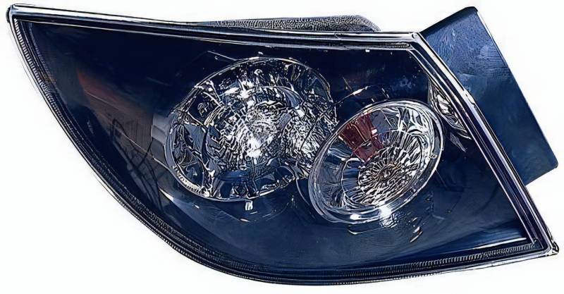 PROPOSTEONLINE Optische Gruppe hergestellt für Mazda 3 5 Türen ab 2003 bis 2009 hinten links Ost. LED mit Kristallglas BP4S51160D von PROPOSTEONLINE