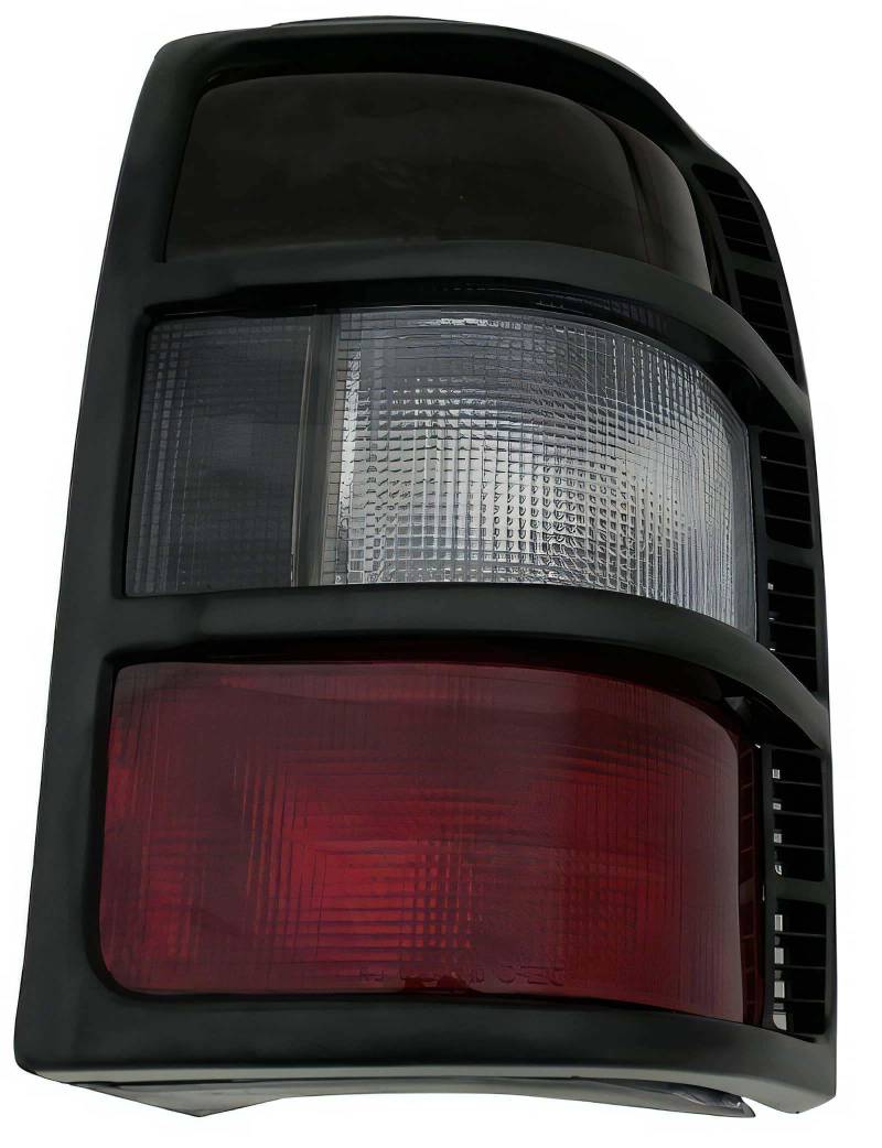 PROPOSTEONLINE Scheinwerfer für Mitsubishi PAJERO von 1991 bis 1996 hinten rechts schwarzer Rahmen von PROPOSTEONLINE