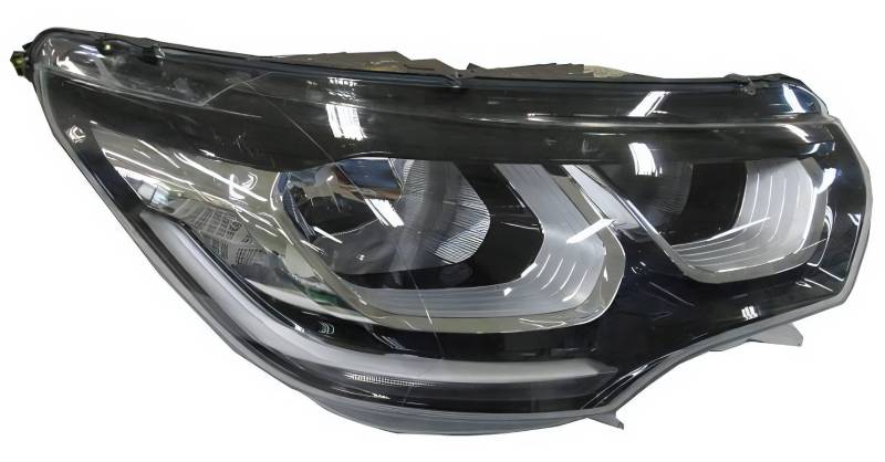 PROPOSTEONLINE Scheinwerfer hergestellt für Citroen C4 von 2016 bis 2020 Fahrerseite H7-H7 LED mit Elektromotor schwarzer Parabol 9808623880 von PROPOSTEONLINE
