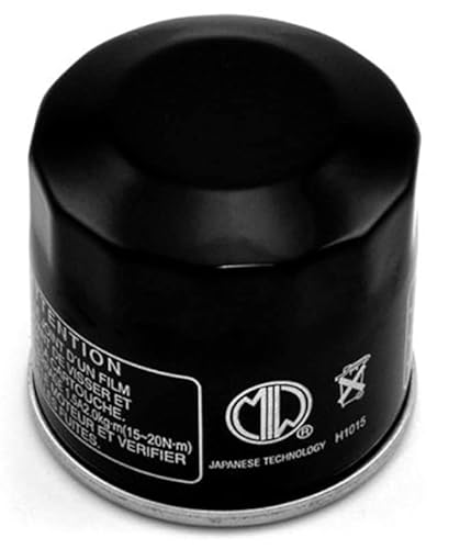 Motorrad Miw H1015 Ölfilter HF204 für HÓNDA, KAWASAKI, TRIUMPH, YAMAHA Motorrad Miw H1015 Ölfilter HF204 für HÓNDA, KAWASAKI, TRIUMPH, YAMAHA von PRORACER