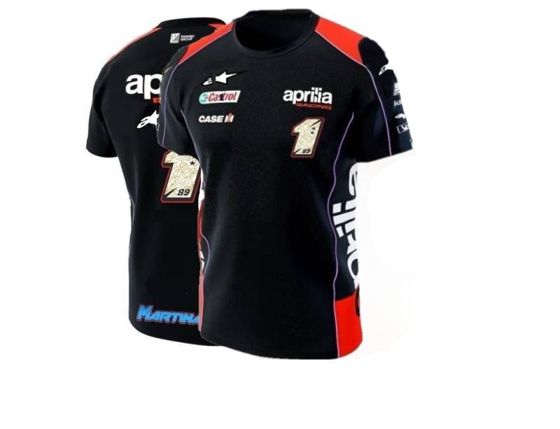 PRORACER T-Shirt für Herren Replik für Martinator 1 Aprilía MotóGP (M) von PRORACER