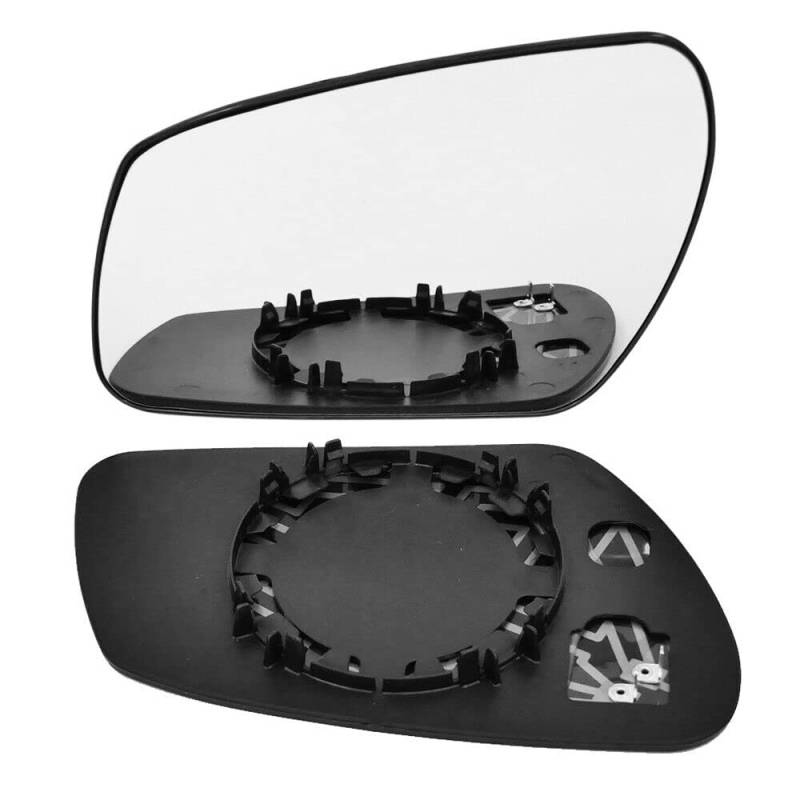 Spiegelglas Ersatzspiegelglas Außenspiegel Links Sphärisch Konvex Beheizbar Elektrisch passend für Ford Fiesta V 2002-2005 von PS-T