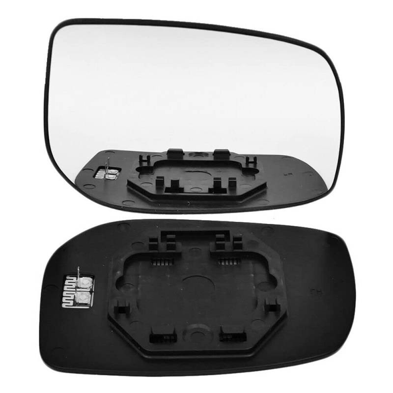 Spiegelglas Ersatzspiegelglas Außenspiegel Rechts Sphärisch Konvex Beheizbar Elektrisch passend für Toyota Auris I 2006-2011 von PS-T