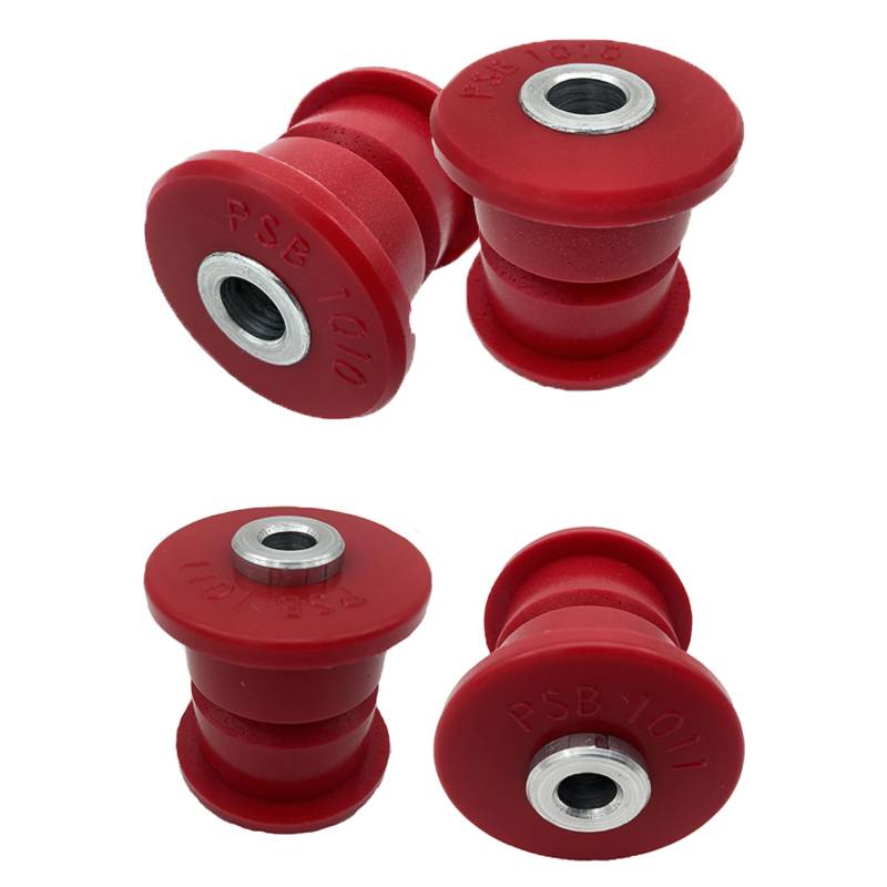 PSB Bushings – Polyurethan-Buchsensatz für hinteren unteren Querlenker – Kompatibel mit BMW X5 E70 & X6 E71/E72 (2008–2013) & X5 F15/F85 & X6 F16/F86 (2015–2018), Rot von PSB PROBLEM SOLVING BUSHINGS www.psbushings.com