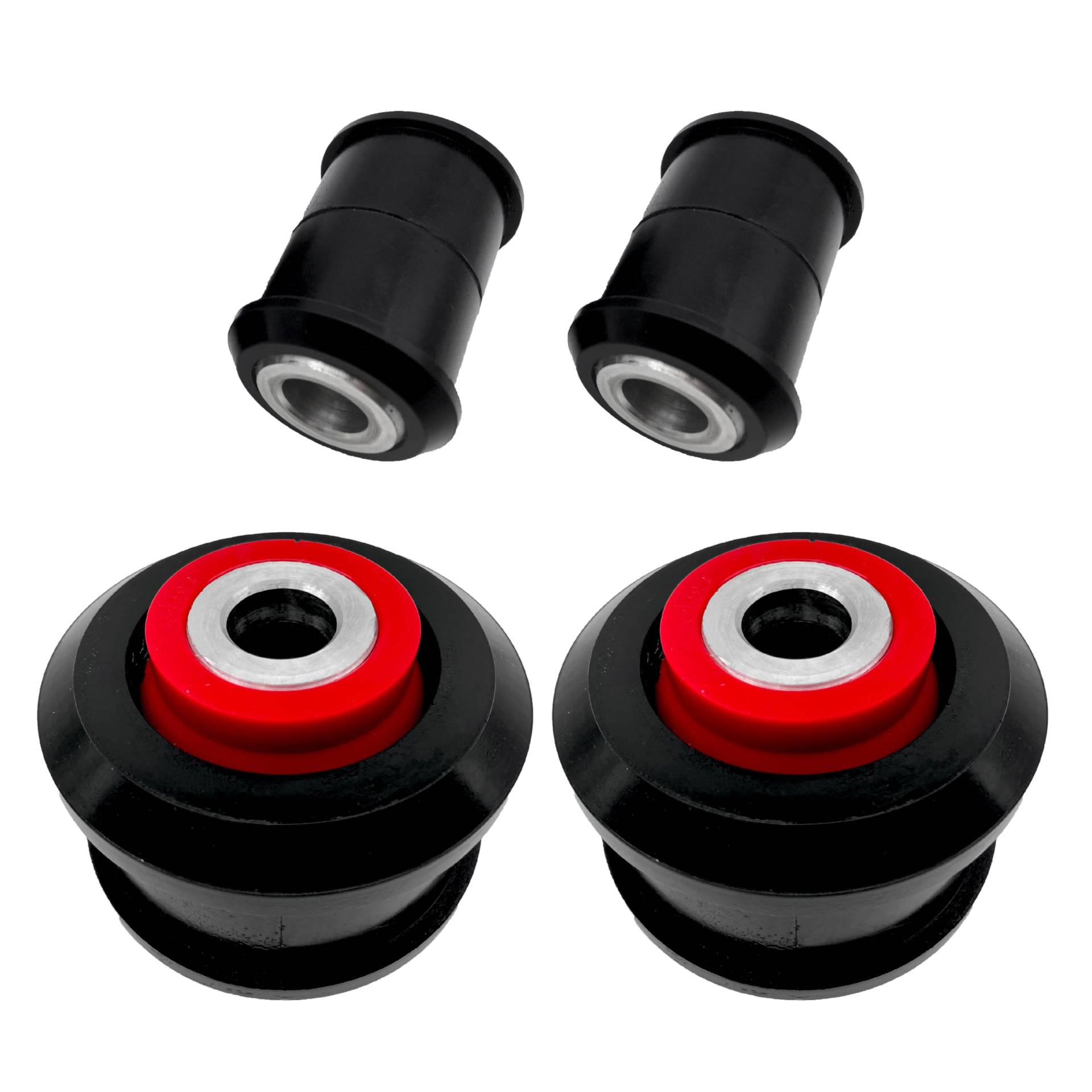 PSB Bushings - Polyurethan-Buchsensatz vorne unten - Kompatibel mit Toyota Auris 2006-2018, Rot & Schwarz von PSB PROBLEM SOLVING BUSHINGS www.psbushings.com