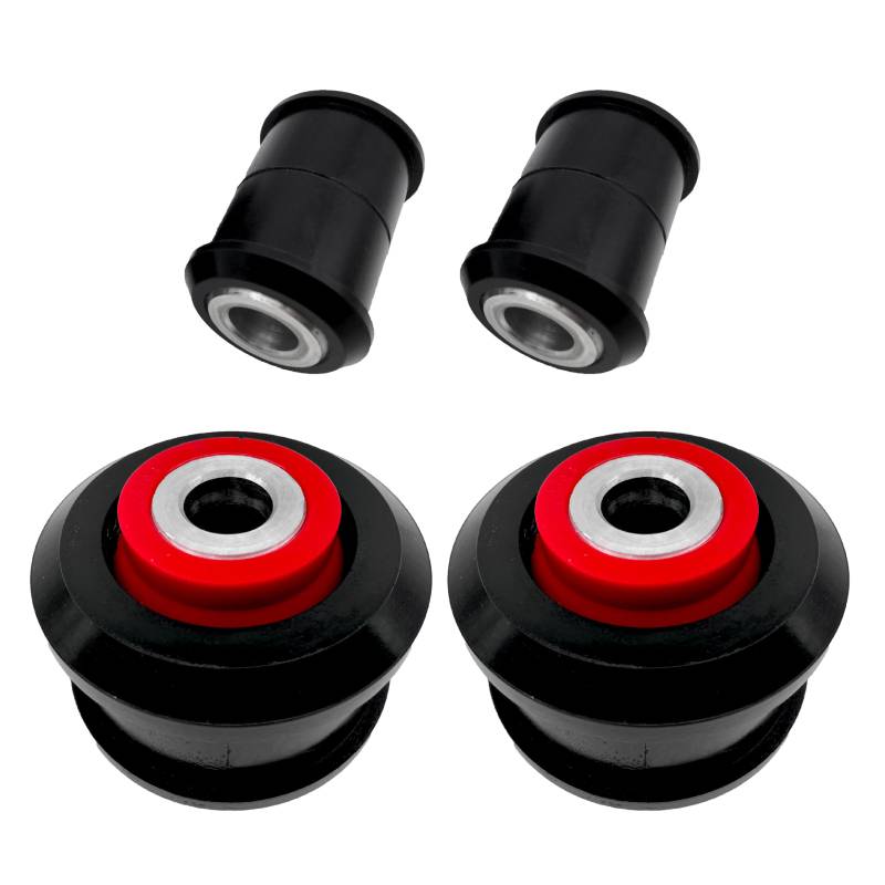 PSB Bushings - Polyurethan-Buchsensatz vorne unten - Kompatibel mit Toyota Auris 2006-2018, Rot & Schwarz von PSB PROBLEM SOLVING BUSHINGS www.psbushings.com