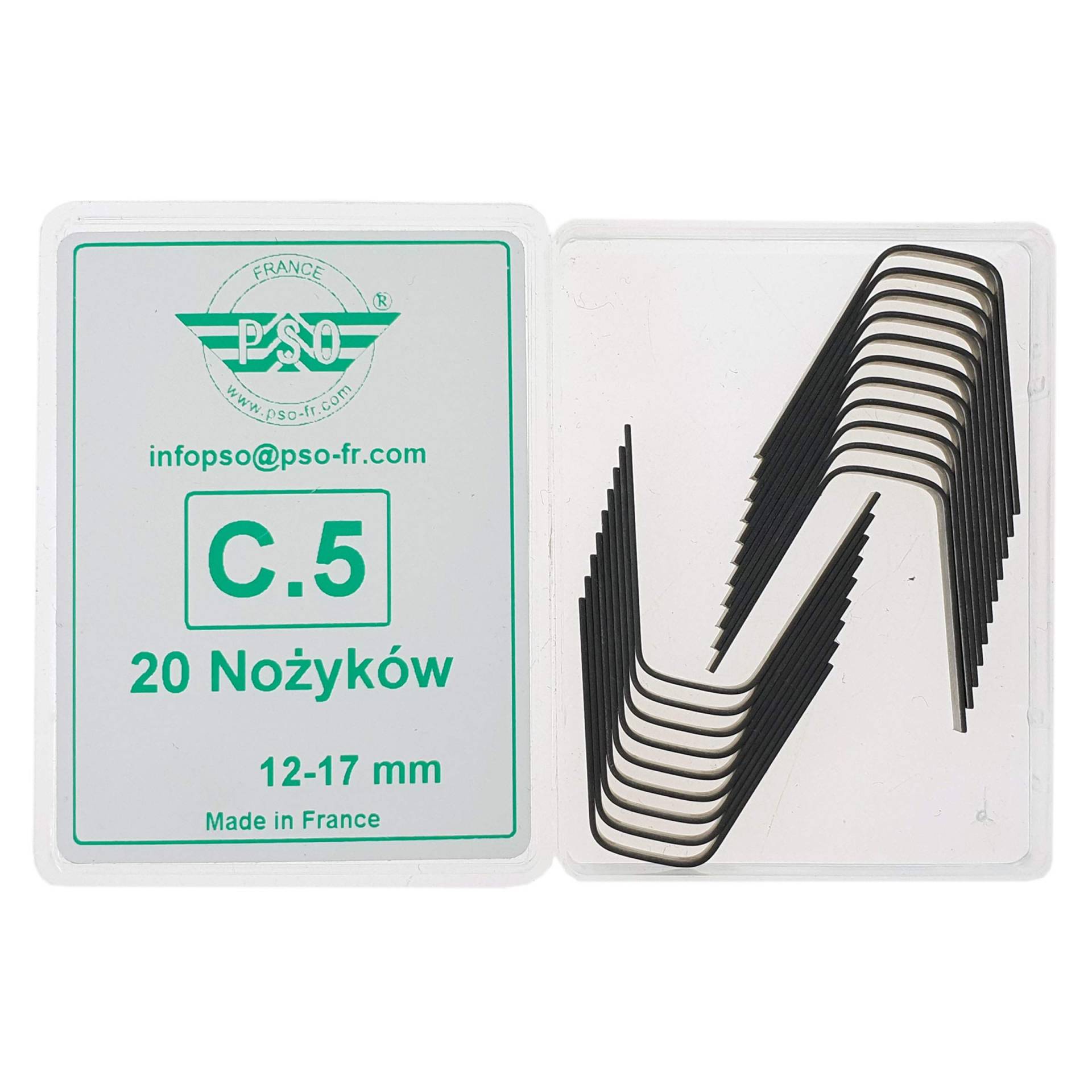 PSO 20x Schneidemesser für Reifen C5 12-17mm Rillfit Rubber Cut Reifen Nachschneidmesser Profilmesser von PSO