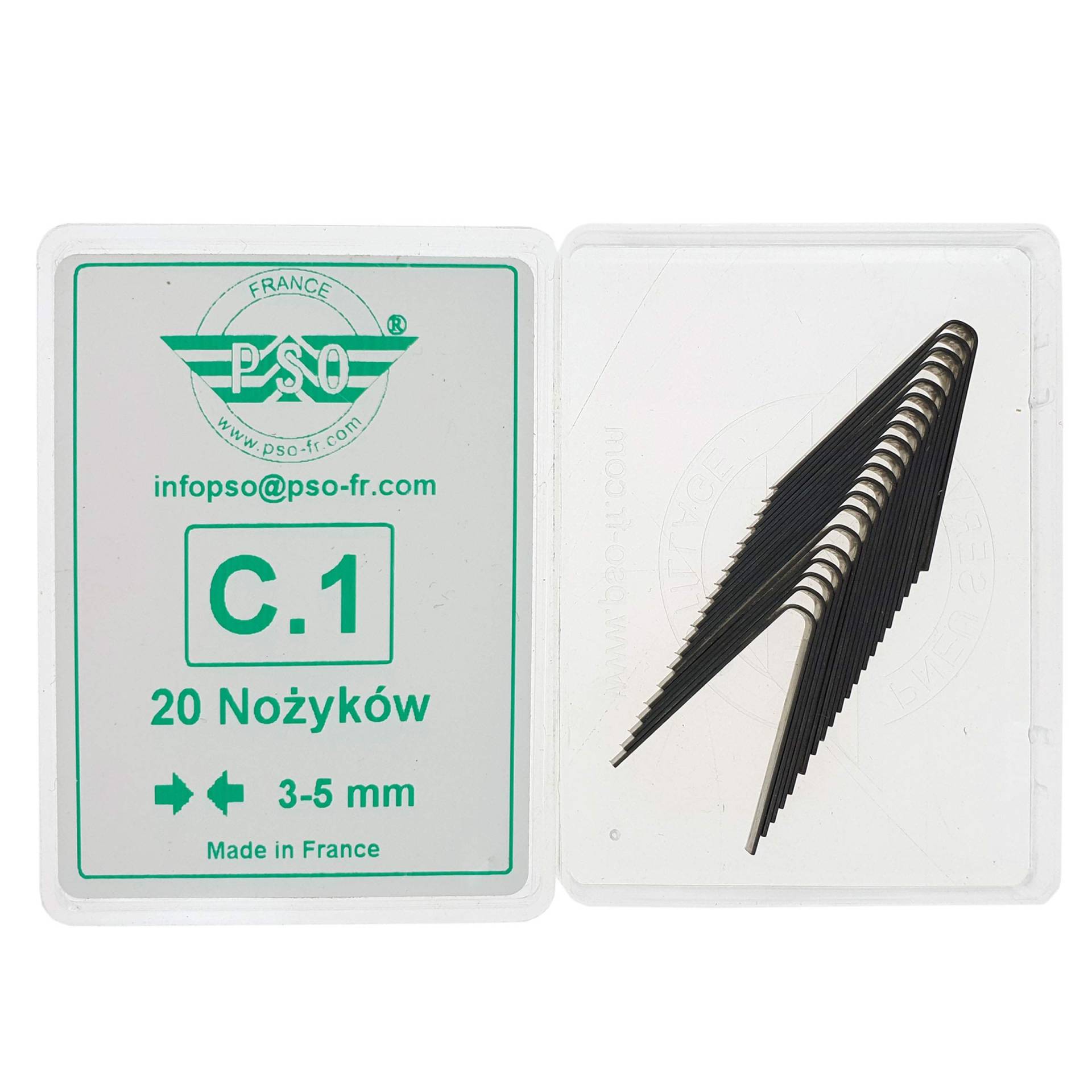 PSO Schneidemesser für Reifen Rillfit Rubber Cut Reifen Nachschneidmesser Profilmesser (C1 3-5mm) von PSO