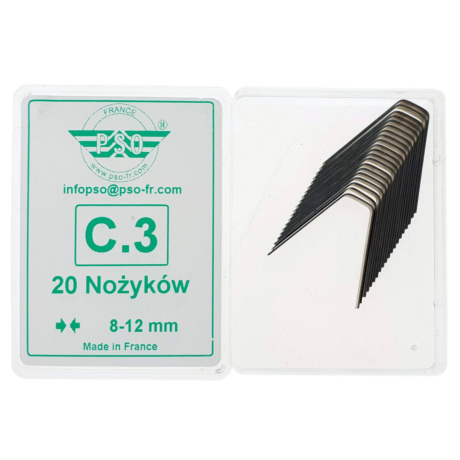 PSO Schneidemesser für Reifen Rillfit Rubber Cut Reifen Nachschneidmesser Profilmesser (C3 8-12mm) von PSO