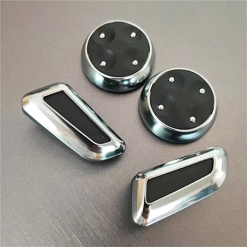 PSRRGZTM Auto Sitzverstellung Kompatibel Mit A3 A4 A4L B8 A5 A6 A6L C6 C7 A7 Q3 Q5 Q5L 6-teiliges Autositz-Einstellknopf-Schalterknopf-Verkleidungszubehör von PSRRGZTM