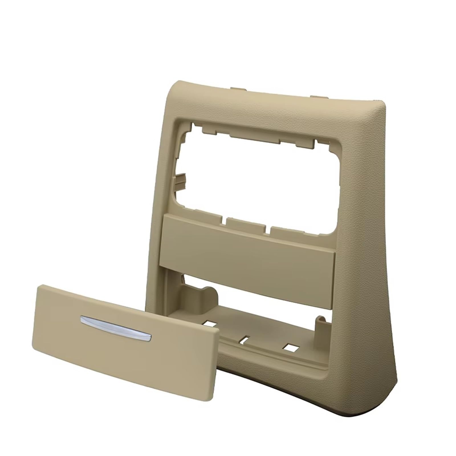PSRRGZTM Kompatibel Mit 3er-Reihe E90 E91 2005-2012 Ersatzteil Für Hintere Klimaanlage AC-Entlüftungsgitter Außenrahmen Aschenbecherabdeckung Lüftungsgitter(Beige Model D) von PSRRGZTM