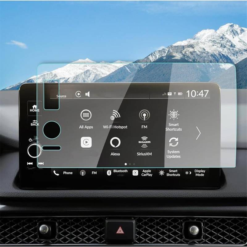 PSRRGZTM Kompatibel Mit Acura Für Integra 2023 2024 7 Zoll 9 Zoll Auto LCD GPS Navigation Displayschutzfolie Aus Gehärtetem Glas Bildschirmschutz(9INCH) von PSRRGZTM