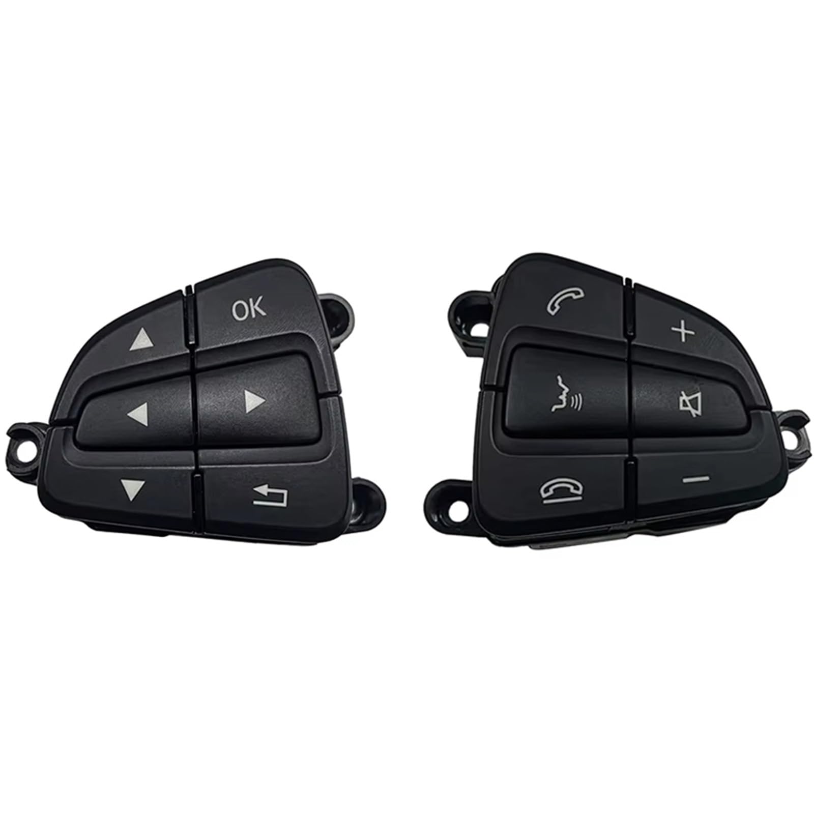 PSRRGZTM Kompatibel Mit Benz CLA-Klasse W117 2014–2019, Lenkrad-Steuerschalterknopf A0999050600 A0999050700 Lenkradschalter(1pair) von PSRRGZTM