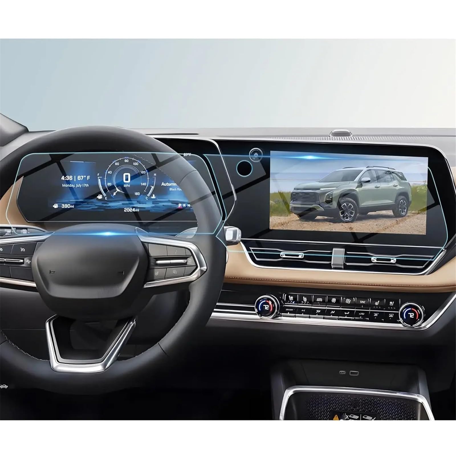 PSRRGZTM Kompatibel Mit Chevrolet Für Equinox 2024 2025 11,3 Zoll GPS-Navigation, Gehärtetes Glas Und Displayschutzfolie Für Das Armaturenbrett Bildschirmschutz PSRRGZTM Kompatibel Mit Chevrolet Für Equinox 2024 2025 11,3 Zoll GPS-Navigation, Gehärtetes Glas Und Displayschutzfolie Für Das Armaturenbrett Bildschirmschutz von PSRRGZTM