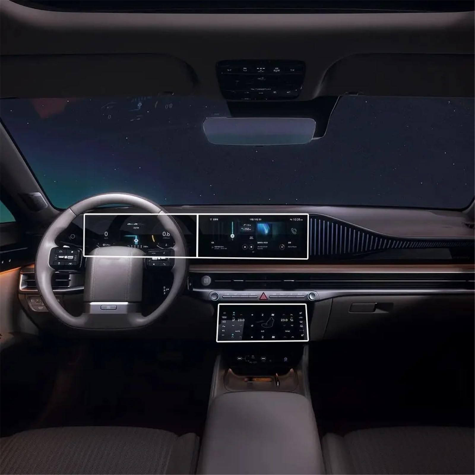 PSRRGZTM Kompatibel Mit Hyundai Für Grandeur 2023 2024 Autoradio GPS-Navigation Innenausstattung 3-teiliges PET-Displayschutzfolie Bildschirmschutz PSRRGZTM Kompatibel Mit Hyundai Für Grandeur 2023 2024 Autoradio GPS-Navigation Innenausstattung 3-teiliges PET-Displayschutzfolie Bildschirmschutz von PSRRGZTM