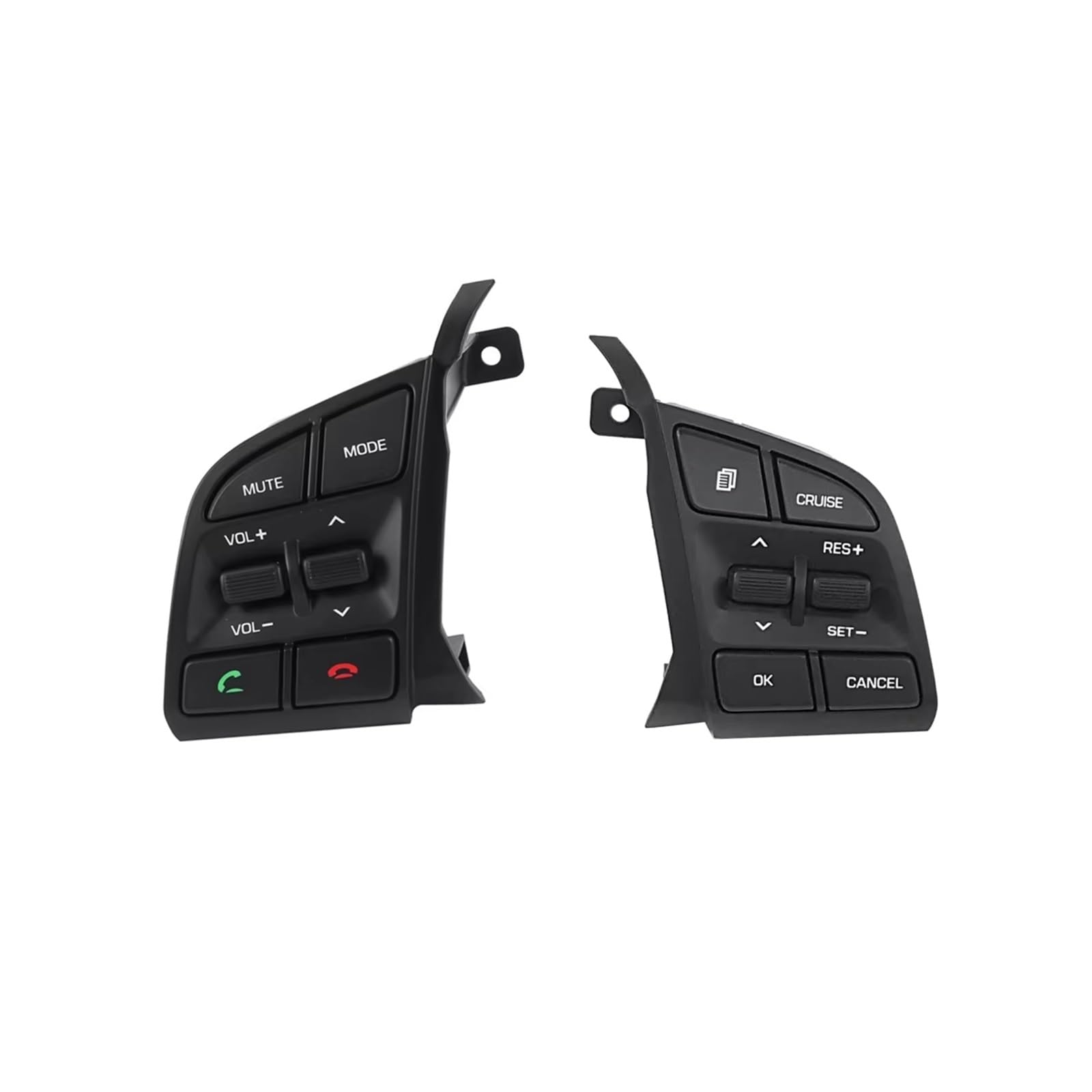 PSRRGZTM Kompatibel Mit Hyundai Für Tucson 2015 2016 2017 2018 2019 Auto-Lenkrad-Lautstärke-Tempomat-Schaltertaste Lenkradschalter(1pair) von PSRRGZTM