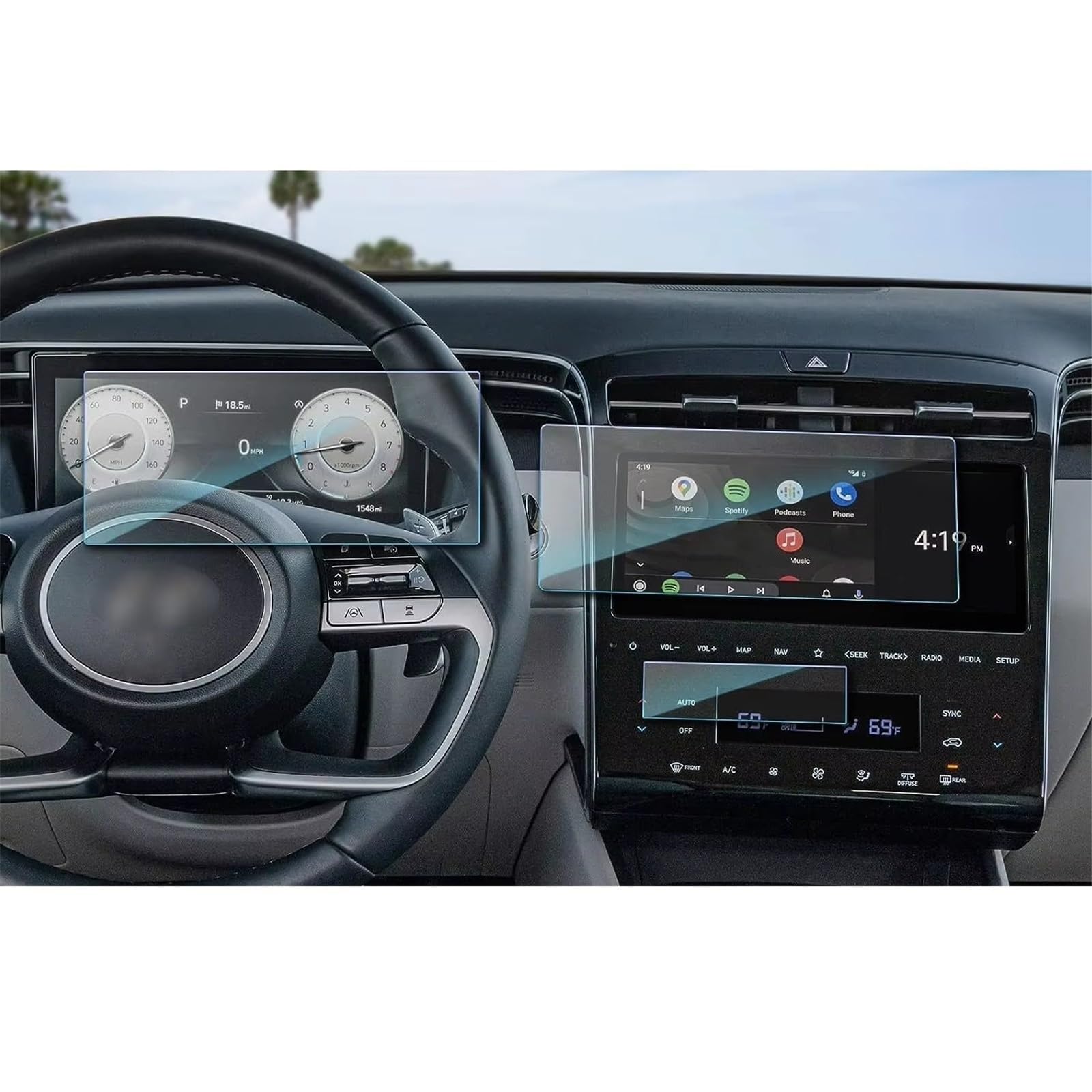 PSRRGZTM Kompatibel Mit Hyundai Für Tucson NX4 2021 2022 2023 10,25 Zoll LCD-Autoradio GPS-Navigation Gehärtetes Glas Und Armaturenbrett-Bildschirmschutzfolie Bildschirmschutz PSRRGZTM Kompatibel Mit Hyundai Für Tucson NX4 2021 2022 2023 10,25 Zoll LCD-Autoradio GPS-Navigation Gehärtetes Glas Und Armaturenbrett-Bildschirmschutzfolie Bildschirmschutz von PSRRGZTM