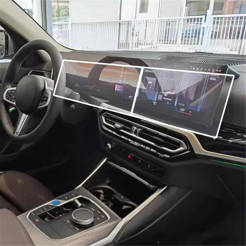 PSRRGZTM Kompatibel Mit I3 I4 I5 I7 IX X5 X6 X7 XM 8 Radio GPS Navigation Gehärtetes Glas Und Armaturenbrett-Bildschirmschutzfolie, 2 Stück Bildschirmschutz von PSRRGZTM