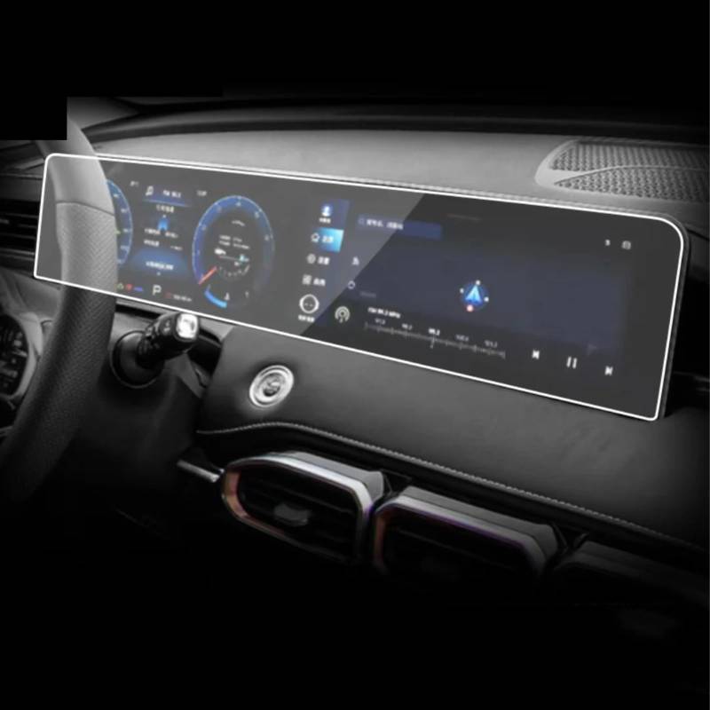 PSRRGZTM Kompatibel Mit Jetour X70 Plus 2023 10,25 Zoll Auto-LCD-GPS-Navigation Und Armaturenbrett-TPU-Bildschirmschutzfolie Bildschirmschutz von PSRRGZTM