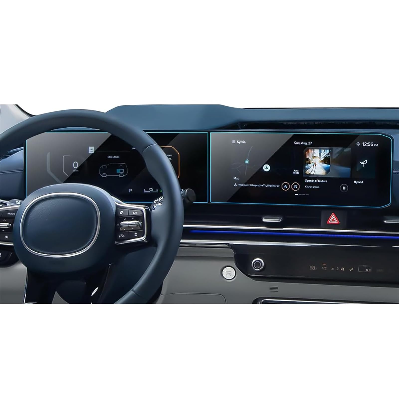 PSRRGZTM Kompatibel Mit Kia Für EV9 2024 2025 12,3 Zoll Auto-LCD-GPS-Navigation Gehärtetes Glas Und Armaturenbrett-Bildschirmschutzfolie Bildschirmschutz PSRRGZTM Kompatibel Mit Kia Für EV9 2024 2025 12,3 Zoll Auto-LCD-GPS-Navigation Gehärtetes Glas Und Armaturenbrett-Bildschirmschutzfolie Bildschirmschutz von PSRRGZTM