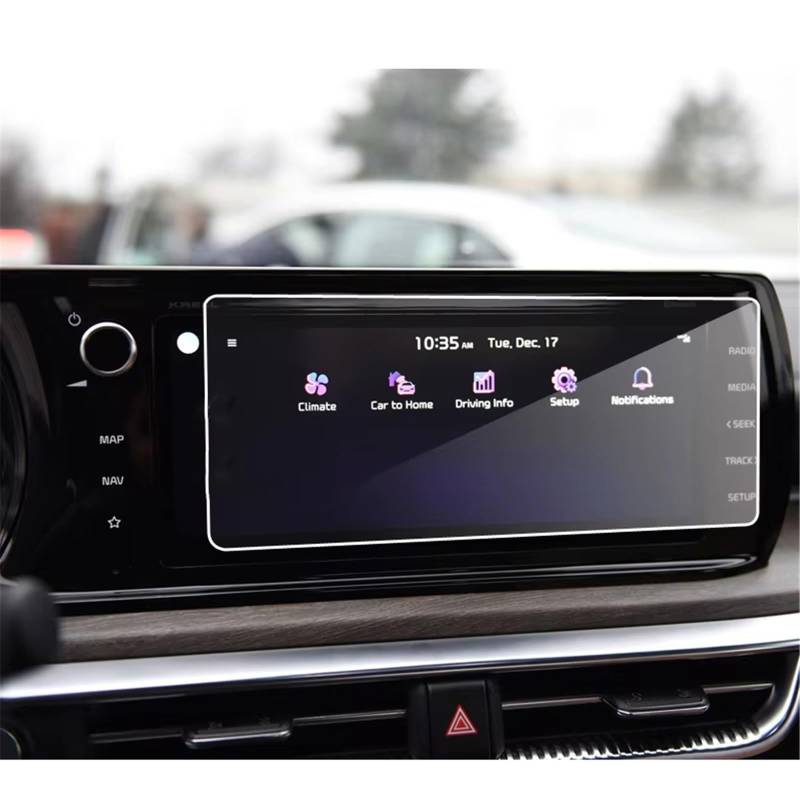 PSRRGZTM Kompatibel Mit Kia Für K5 2020 Auto-Navigation 9H Gehärtetes Glas LCD-Bildschirm Schutzfolie Aufkleber Bildschirmschutz von PSRRGZTM