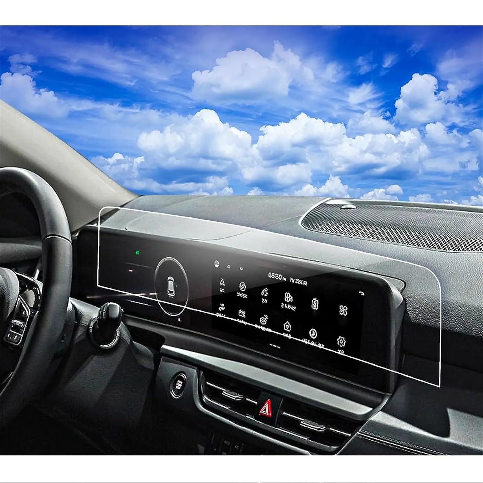 PSRRGZTM Kompatibel Mit Kia Für Seltos 2024 10,25 Zoll Auto-LCD-GPS-Navigation Und Armaturenbrett-TPU-Bildschirmschutzfolie Bildschirmschutz PSRRGZTM Kompatibel Mit Kia Für Seltos 2024 10,25 Zoll Auto-LCD-GPS-Navigation Und Armaturenbrett-TPU-Bildschirmschutzfolie Bildschirmschutz von PSRRGZTM