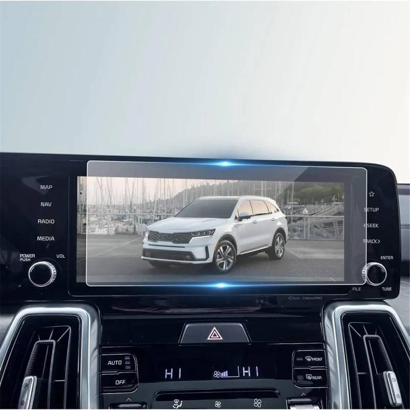 PSRRGZTM Kompatibel Mit Kia Für Sorento MQ4 Für Forte 2022 2023 10,25 Zoll Auto-GPS-Navigation Touchscreen-Schutzfolie Aus Gehärtetem Glas Bildschirmschutz von PSRRGZTM