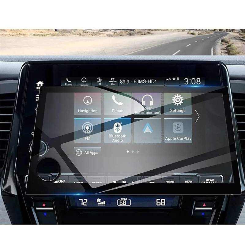 PSRRGZTM Kompatibel Mit Odyssey EX EX-L 2022 2023 8-Zoll-LCD-Autoradio GPS-Navigation Innenzubehör Displayschutzfolie Aus Gehärtetem Glas Bildschirmschutz von PSRRGZTM