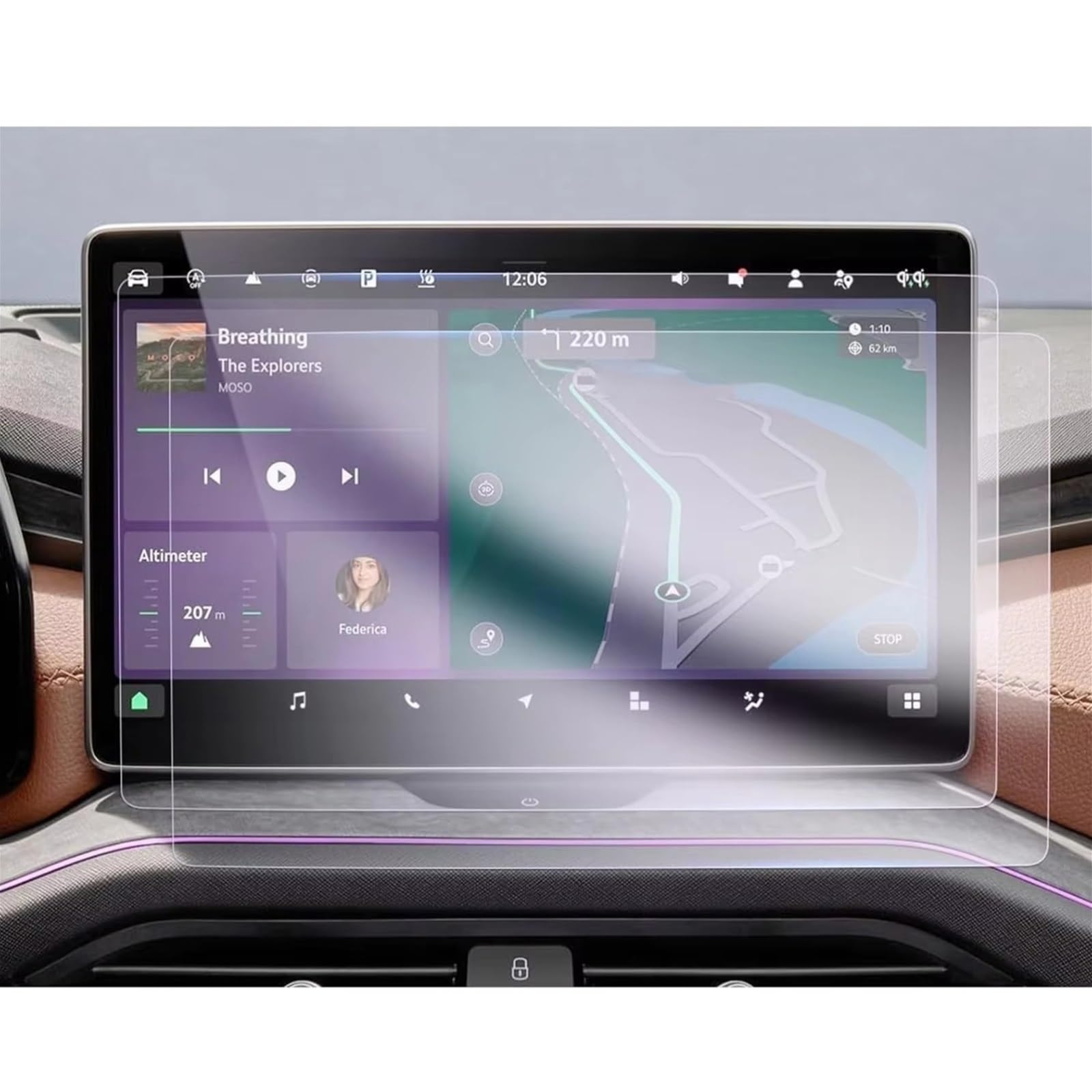 PSRRGZTM Kompatibel Mit Skoda Für Kodiaq II 2024 2025, 13 Zoll LCD-Autoradio, GPS-Navigation, Bildschirmschutzfolie, 2 Stück, PET-Bildschirmschutz Bildschirmschutz PSRRGZTM Kompatibel Mit Skoda Für Kodiaq II 2024 2025, 13 Zoll LCD-Autoradio, GPS-Navigation, Bildschirmschutzfolie, 2 Stück, PET-Bildschirmschutz Bildschirmschutz von PSRRGZTM