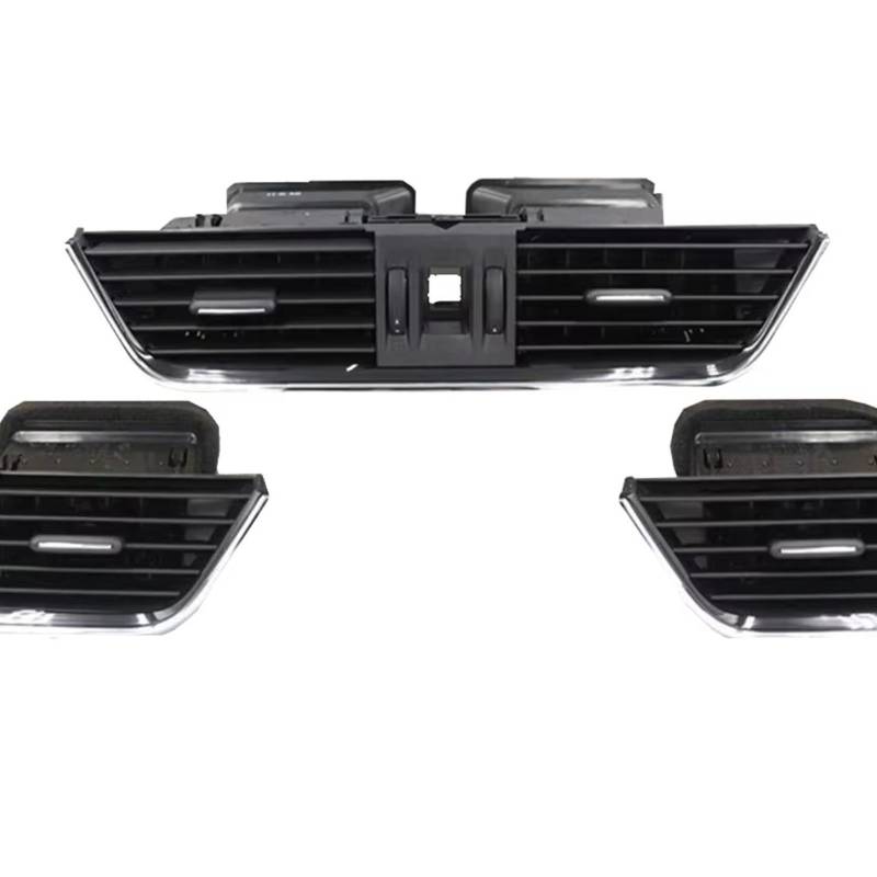 PSRRGZTM Kompatibel Mit Skoda Für Octavia 2015–2021 Vorne Hinten Armaturenbrett-Entlüftungsgitter AC-Entlüftungsgitter Montage 5E0820951 5E0819702 5ED819203 Lüftungsgitter(3 PCS) von PSRRGZTM