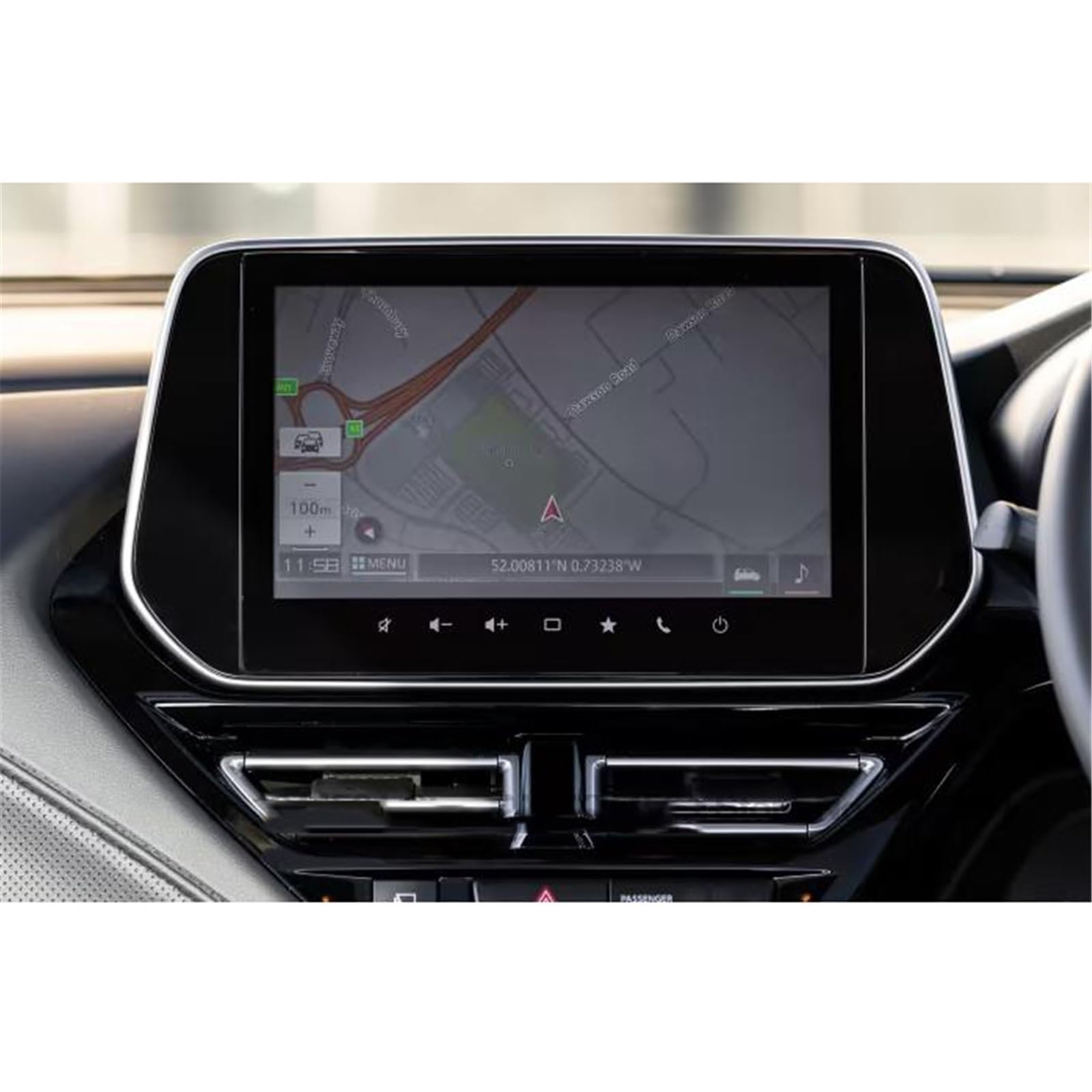 PSRRGZTM Kompatibel Mit Suzuki Für S-Cross 2022 2023 Auto-Infotainment-Radio GPS-Navigation Innenraum Displayschutzfolie Aus Gehärtetem Glas Bildschirmschutz(9 inch) von PSRRGZTM