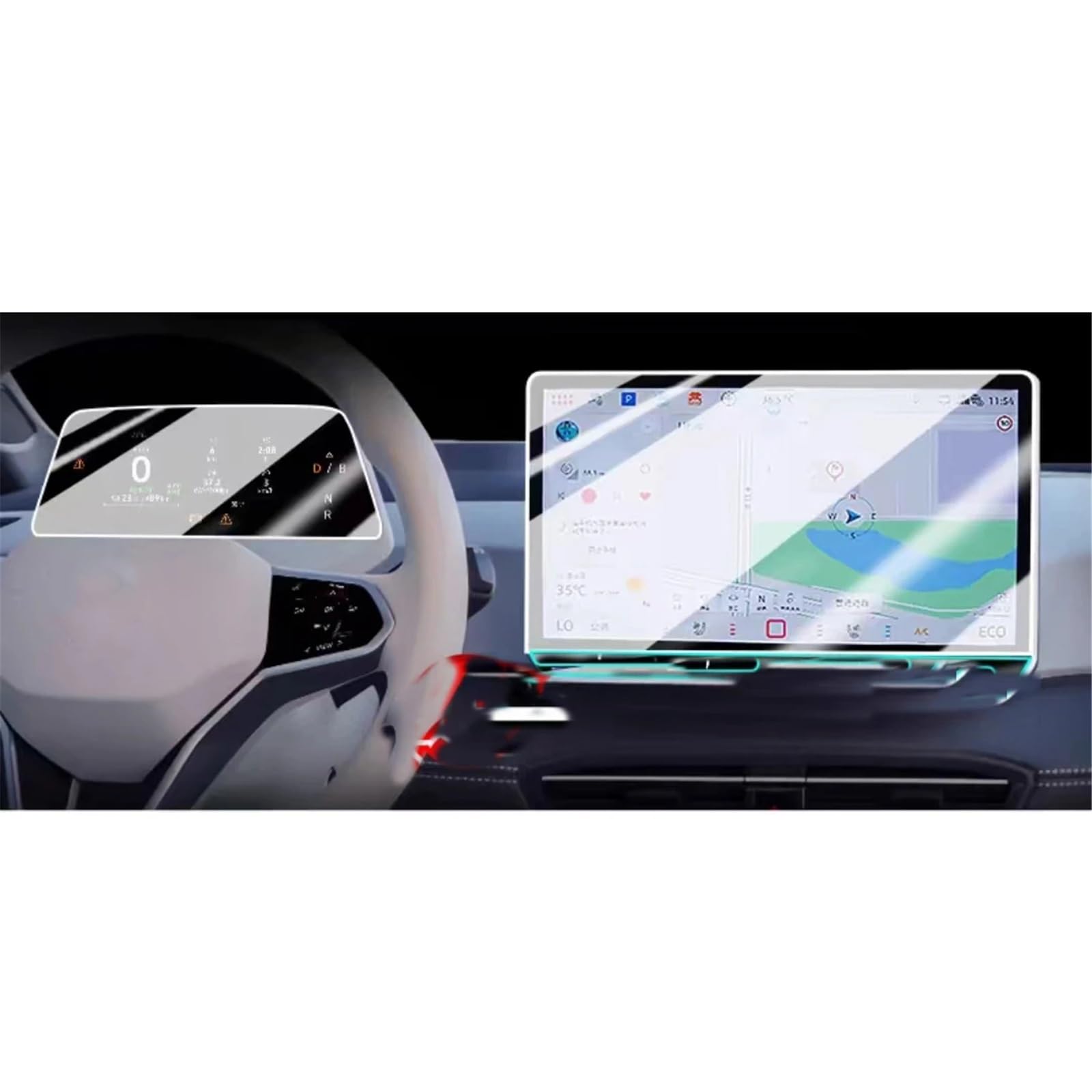 PSRRGZTM Kompatibel Mit VW Für ID.Buzz 2025 2026, 12,9 Zoll, GPS-Navigation Und Instrumenten-Displayschutzfolie Aus Gehärtetem Glas Bildschirmschutz PSRRGZTM Kompatibel Mit VW Für ID.Buzz 2025 2026, 12,9 Zoll, GPS-Navigation Und Instrumenten-Displayschutzfolie Aus Gehärtetem Glas Bildschirmschutz von PSRRGZTM