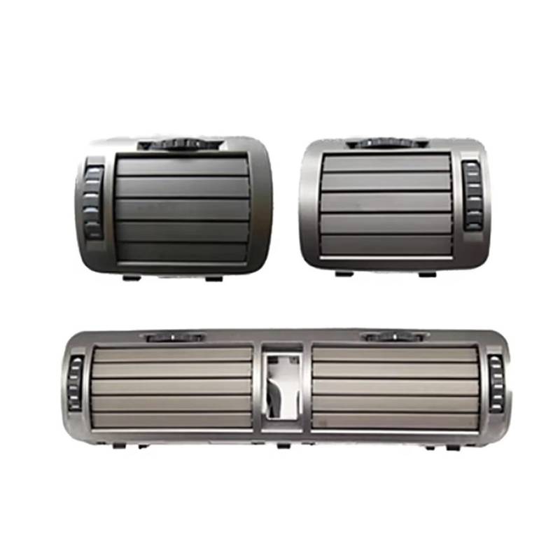 PSRRGZTM Kompatibel Mit VW Für Passat Für B5.5 2006–2008 Armaturenbrett Hinten Mitte Klimaanlage Luftauslass Entlüftungsgitter 3BD820951 3BD819701 3BD819702 Lüftungsgitter(3PCS-1) von PSRRGZTM