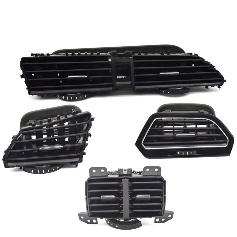 PSRRGZTM Kompatibel Mit VW Für Tiguan MK2 AC Air Vent Outlet Front Dashboard Hinten Center Console Set 5NG 819 703 704 728 203 Lüftungsgitter(Set) von PSRRGZTM