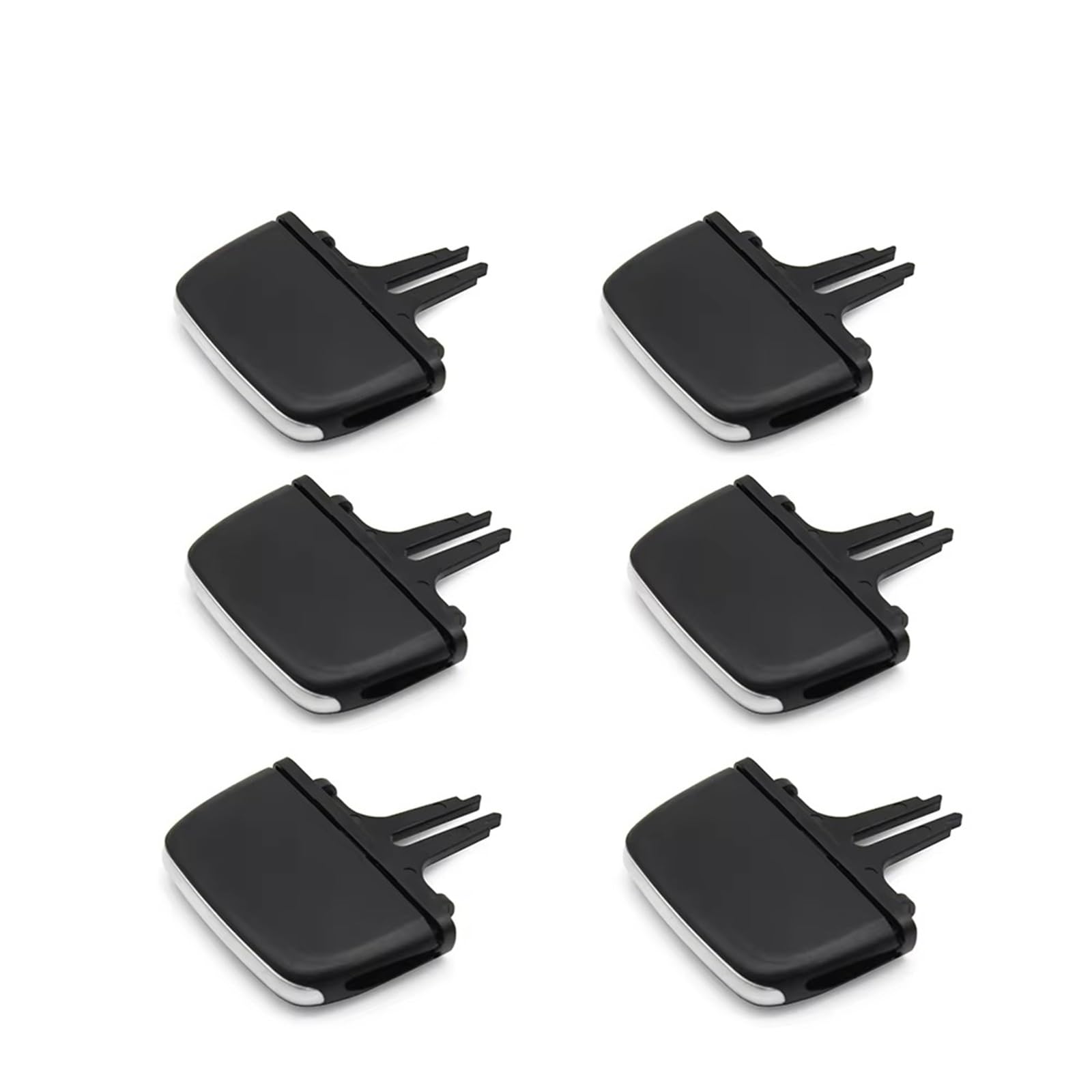 PSRRGZTM Kompatibel Mit Volvo Für XC90 2015–2024 Armaturenbrett Vorne Und Hinten Klimaanlage Lüftungsgitter Auslasslasche Clip Schieber Reparatursatz Lüftungsgitter(6PCS) von PSRRGZTM