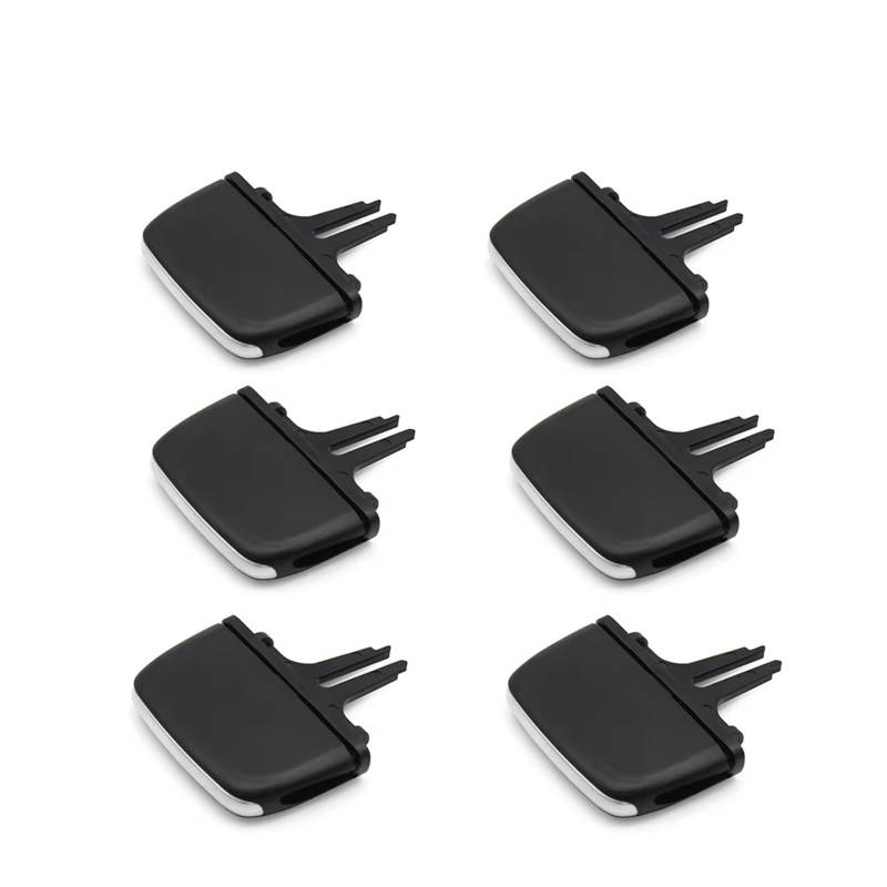 PSRRGZTM Kompatibel Mit Volvo Für XC90 2015–2024 Armaturenbrett Vorne Und Hinten Klimaanlage Lüftungsgitter Auslasslasche Clip Schieber Reparatursatz Lüftungsgitter(6PCS) von PSRRGZTM