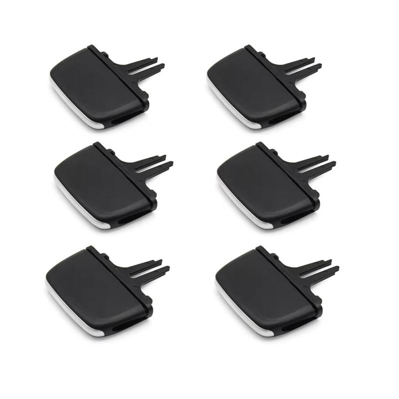 PSRRGZTM Kompatibel Mit Volvo V90 S90 2016–2024 Armaturenbrett Vorne Hinten Klimaanlage Lüftungsgitter Auslasslasche Clip Schieber Reparatursatz Lüftungsgitter(6PCS) von PSRRGZTM
