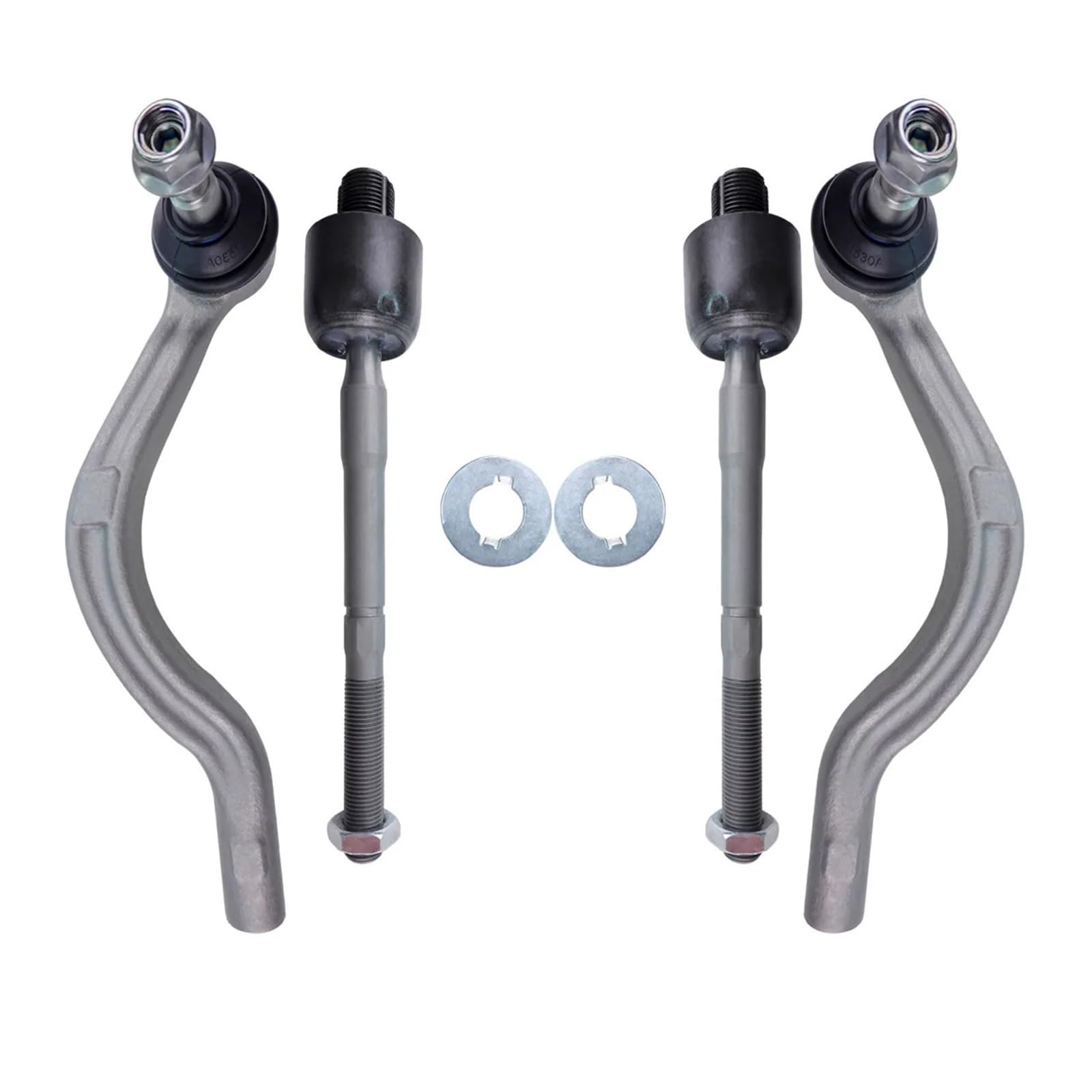 4 stücke Innere Äußere Spurstangenkopf Link Set Kompatibel for Maserati Quattroporte Ghibli M156 M157 2014 2015 2016 673000005 673000006 4 stücke Innere Äußere Spurstangenkopf Link Set Kompatibel for Maserati Quattroporte Ghibli M156 M157 2014 2015 2016 673000005 673000006 von PSUYFF