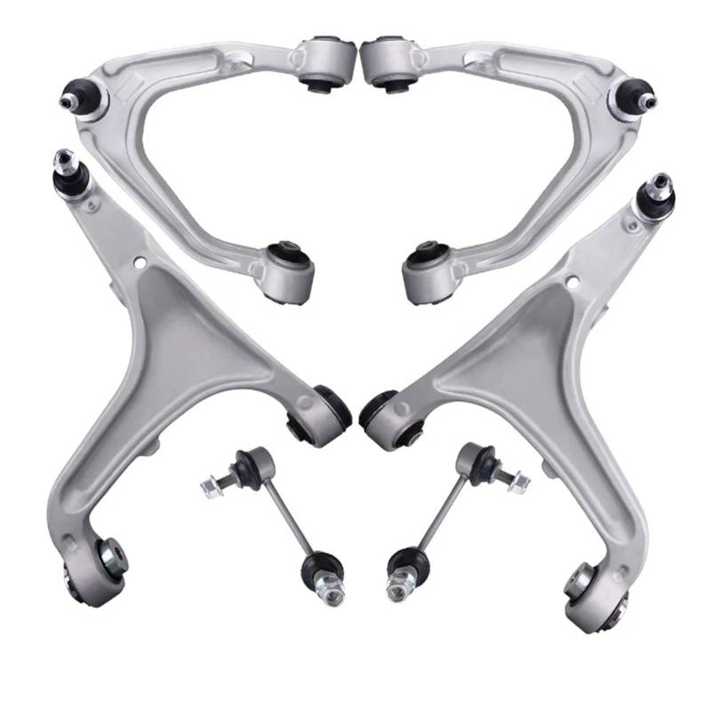 6 stücke Front Upper Lower Arm Kompatibel for Maserati Quattroporte Ghibli M156 M157 2013 2014 2015 2016 2017 2018 2019 2020 von PSUYFF