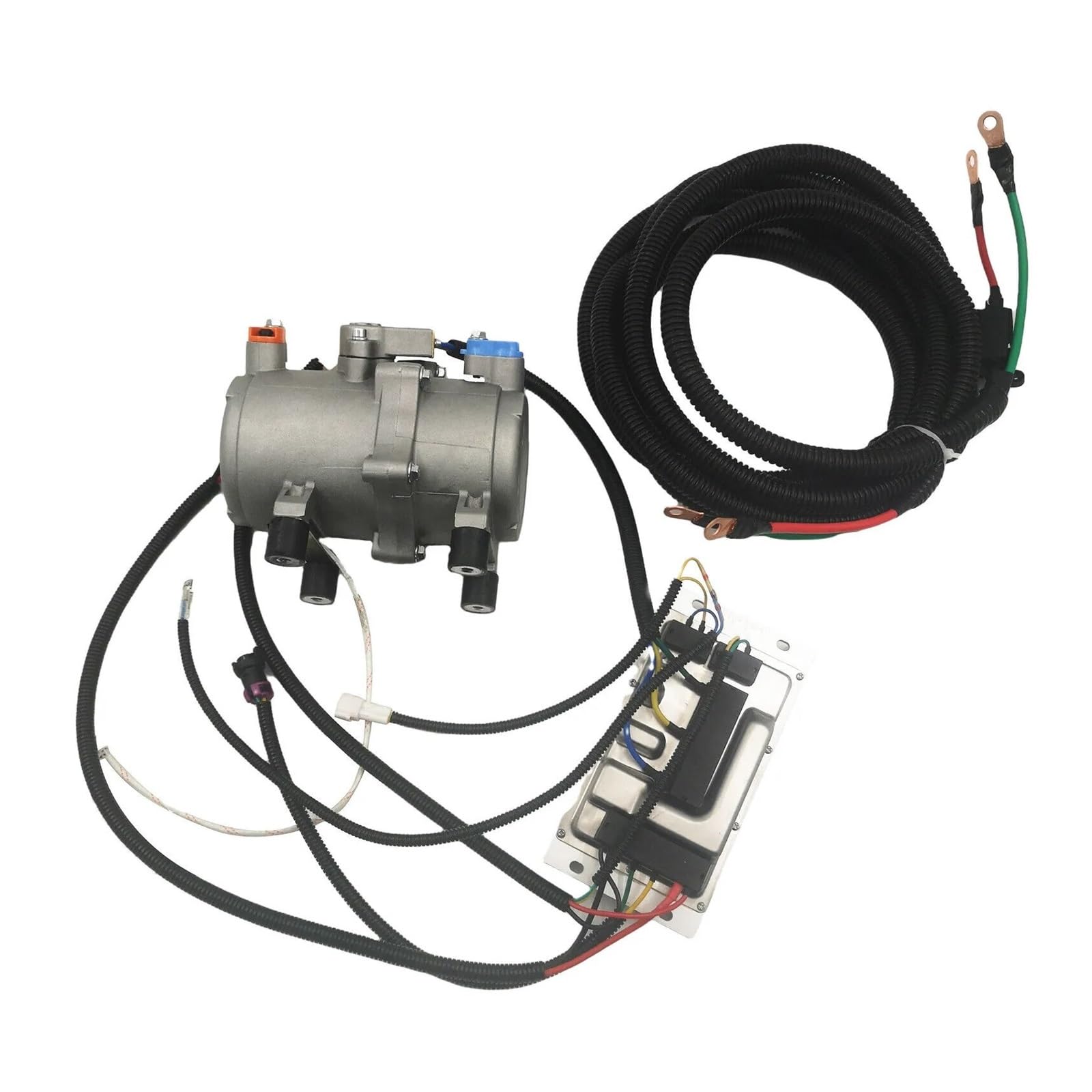 Auto Elektrische Klimaanlage A/C Klimaanlage Kompressor 12V Mit Control Panel for LKW Bus Automotive Boot Traktor(Only Control Panel) von PSUYFF